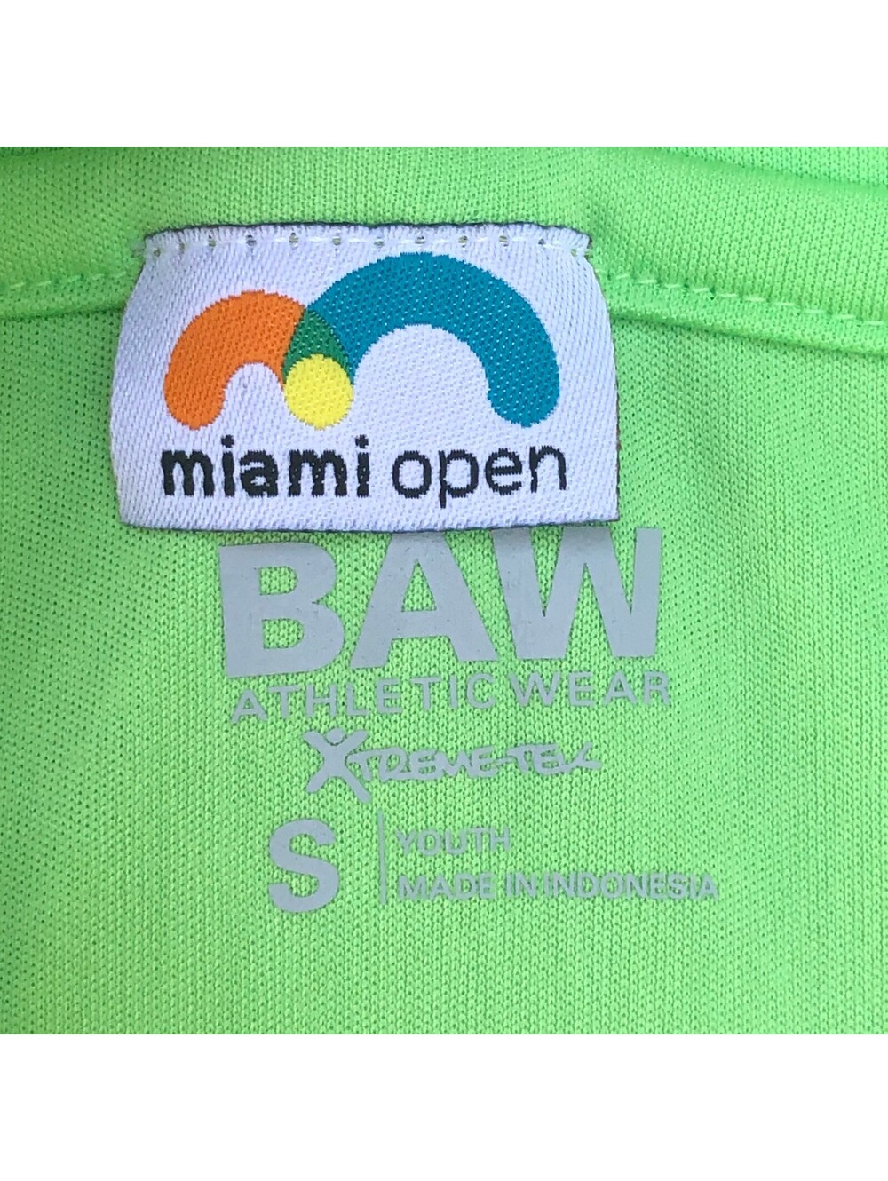 Miami Open 2019 Youth Small Long Sleeve Athletic Shirt - Picture 2 of 6
